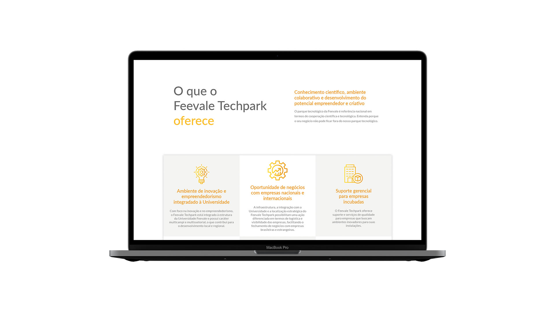 Feevale Techpark — a oferta